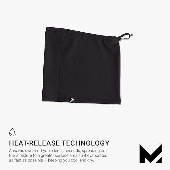 MISSION unisex All Season Cooling Neck Gaiter Ski Mask UPF 50 - Picture 2 of 7